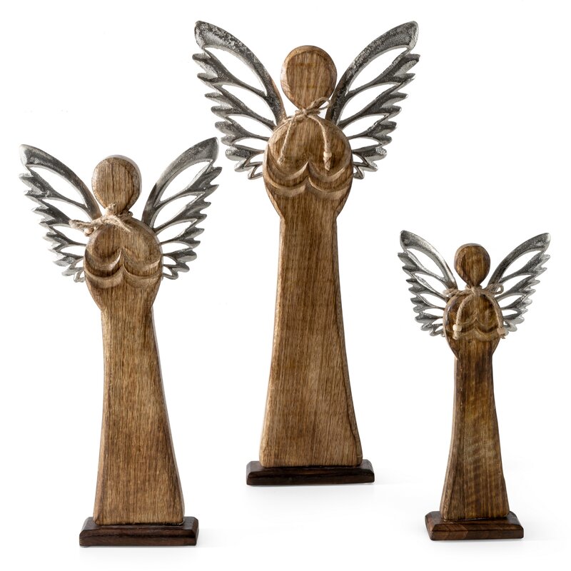 FIGURKA ŚWIATECZNA D11 17 X 5 X 34 CM BRĄZOWY