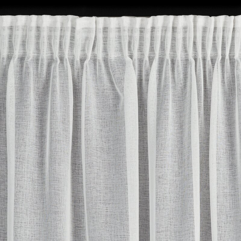 Firana gotowa Melia biała 140 x 270 cm – łatwa w utrzymaniu