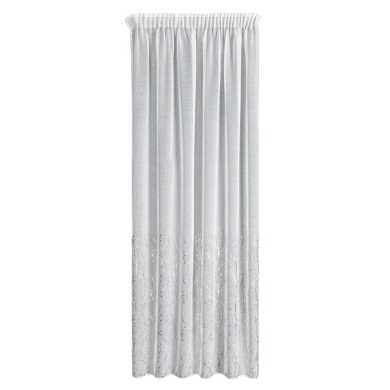 Zasłona gotowa Melia biała 140 x 270 cm – rozprasza światło