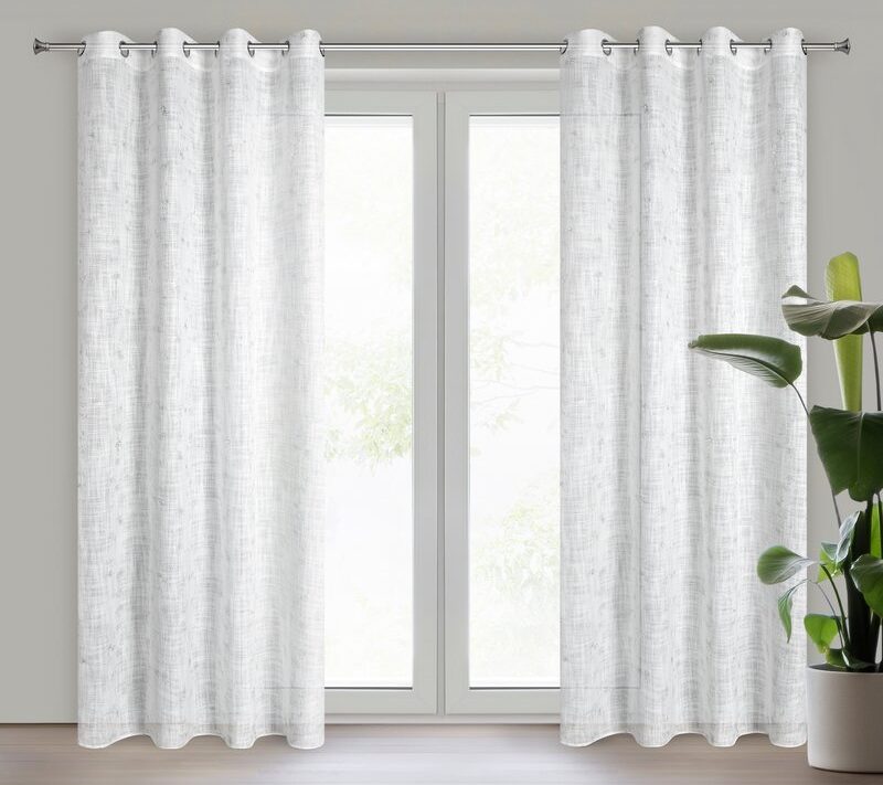 Zasłona gotowa Solana kremowa 140 x 250 cm – rozjaśnia wnętrze