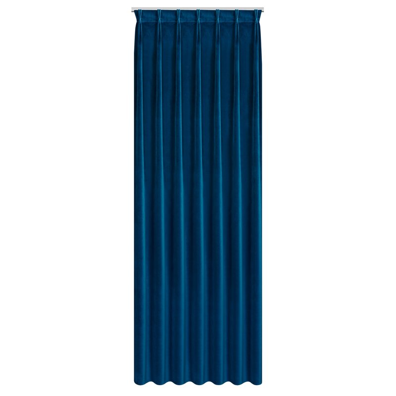 Zasłona gotowa granatowa 80 x 270 cm – zaciemnia pomieszczenie