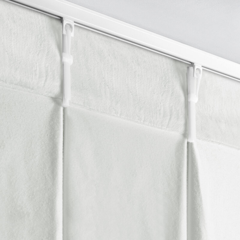 Zasłona gotowa biała 80 x 270 cm – wprowadza blask