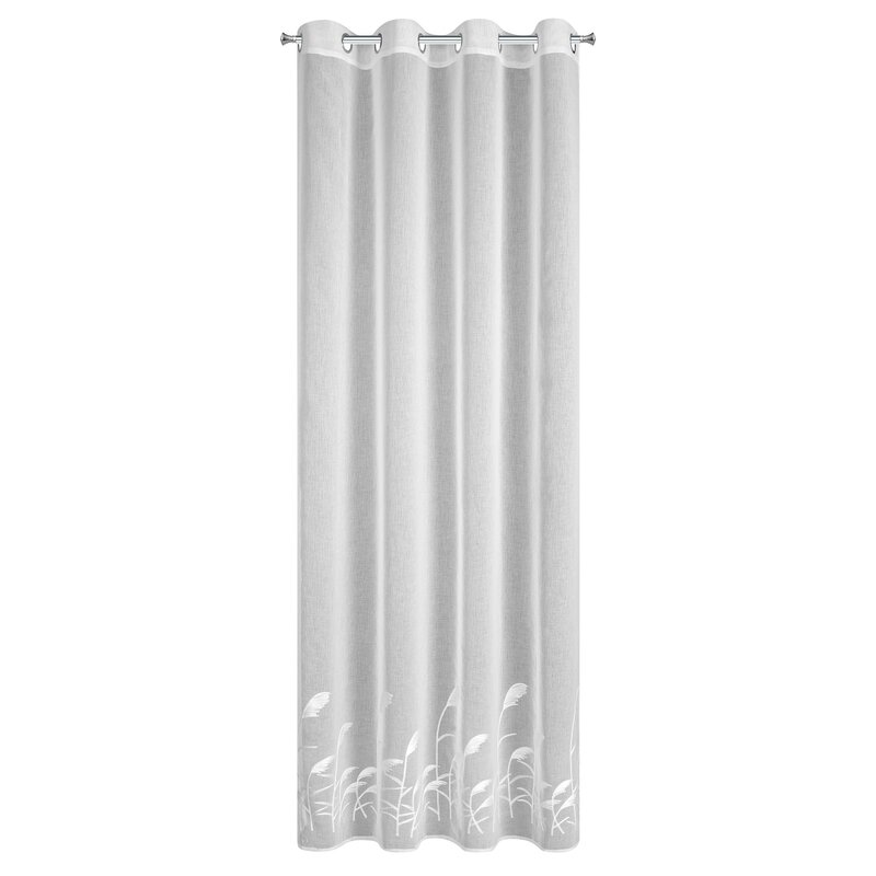 Firana gotowa Tasha biała 140 x 250 cm – rozprasza światło