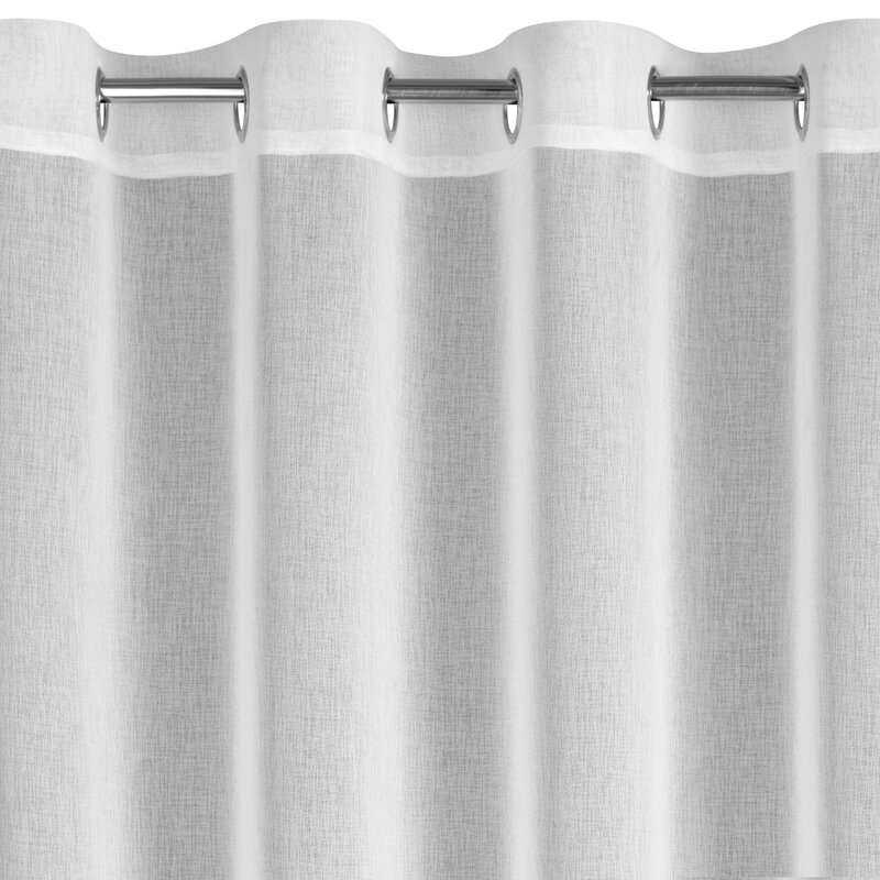 Firana gotowa Tonya biała 140 x 250 cm – rozprasza światło