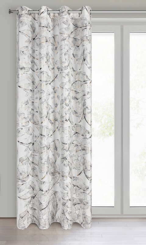 Zasłona gotowa Odeta biała 135 x 250 cm – zaciemnia wnętrze