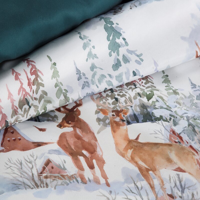 Komplet pościeli Fairyland biały 160 x 200 cm – idealny na święta