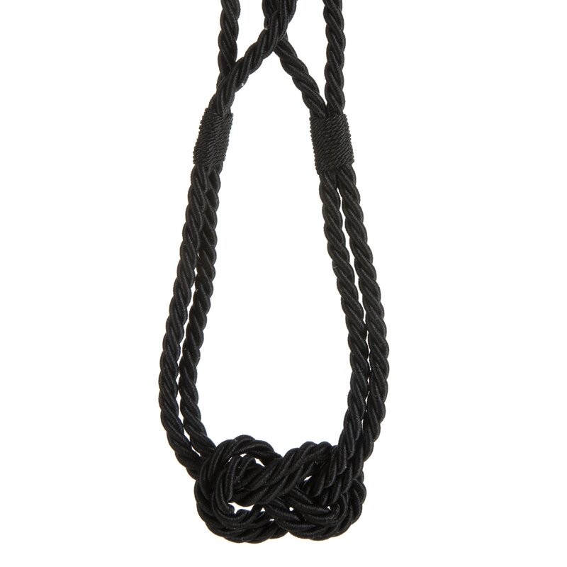 Sznur dekoracyjny Molly czarny 51 cm – podkreśla aranżację