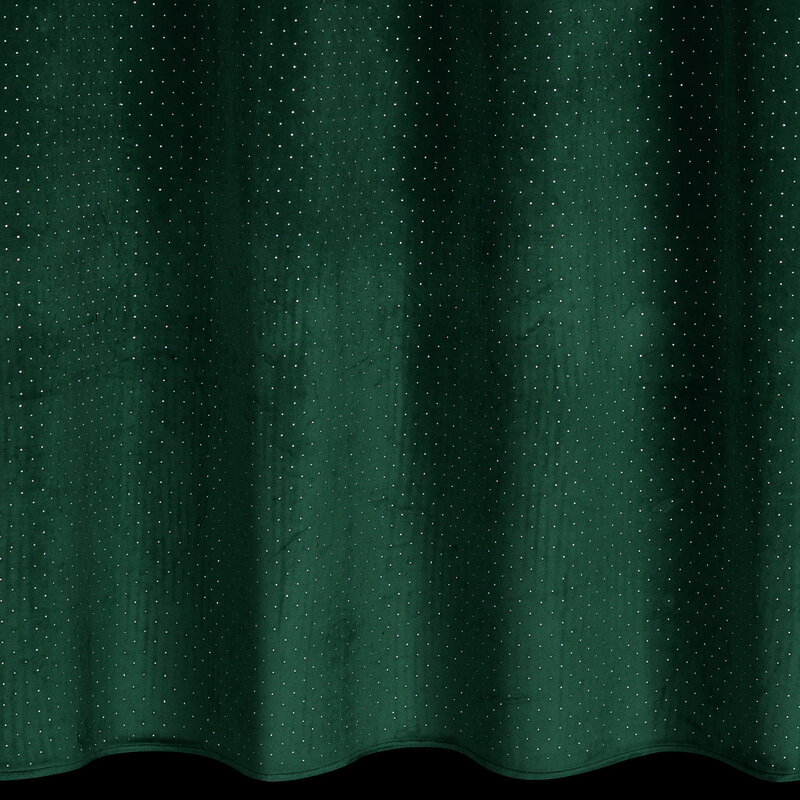 Zasłona gotowa Ariadna ciemnozielona 140 x 250 cm – zaciemnia pomieszczenie
