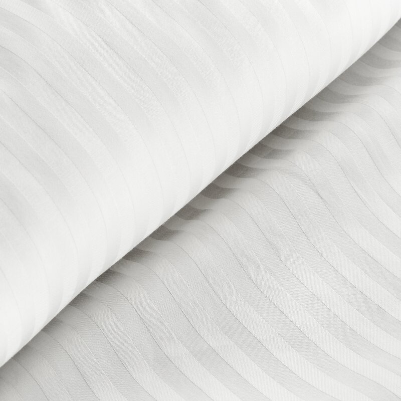 Pościel satynowa Vera biała 220 x 200 cm – dla świeżości sypialni