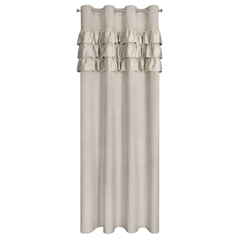 Zasłona gotowa Sami beżowa 140 x 250 cm – wprowadza blask