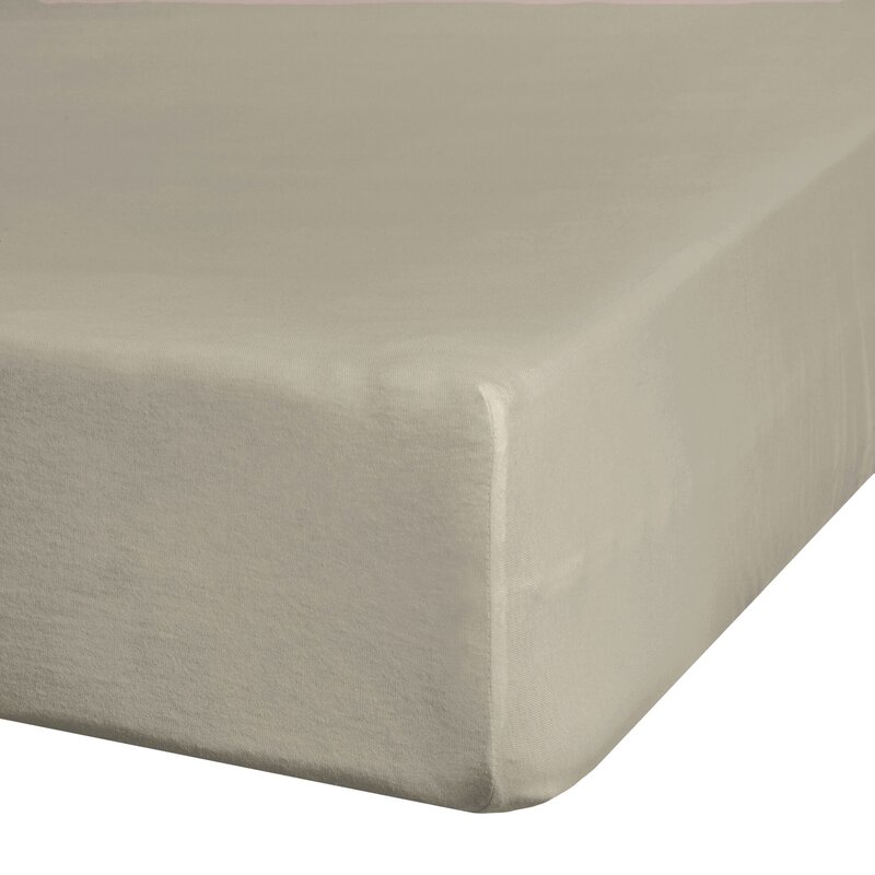 Prześcieradło jersey beżowe 140 x 200 x 30 cm – gwarancja komfortu