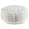 Siedzisko tarasowe biało-beżowe 53x23 cm – idealne na relaks