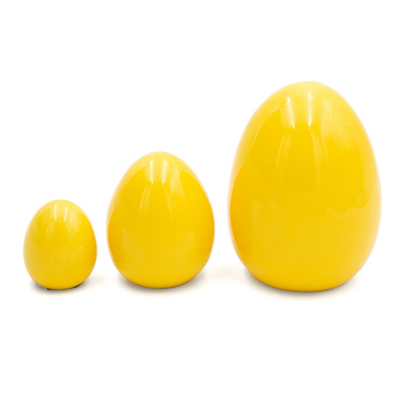 Figurka wielkanocna żółta 6x7x6 cm – doda wiosennego uroku