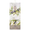 Komplet ściereczek kuchennych 3szt 50x75 cm bawełniany kolor biały, zielony 200 g/m2 OLIVE – stylowy dodatek