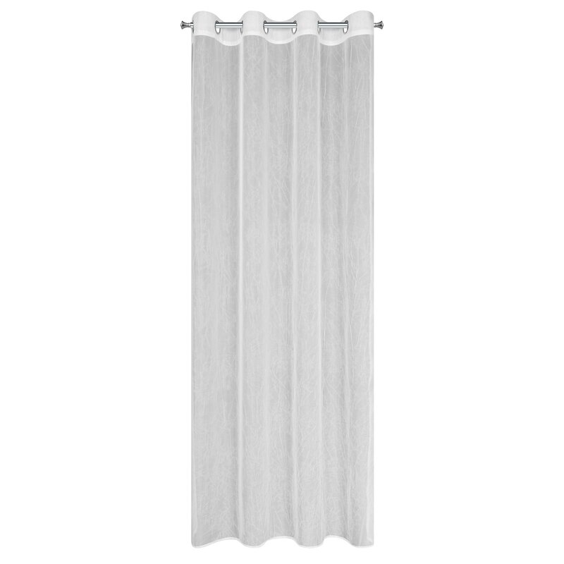 Firana gotowa Elia biała 140 x 250 cm – łatwa w prasowaniu