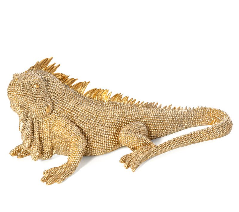 Figurka ceramiczna Eldo złota 31 x 15 x 12 cm – doda blasku wnętrzu