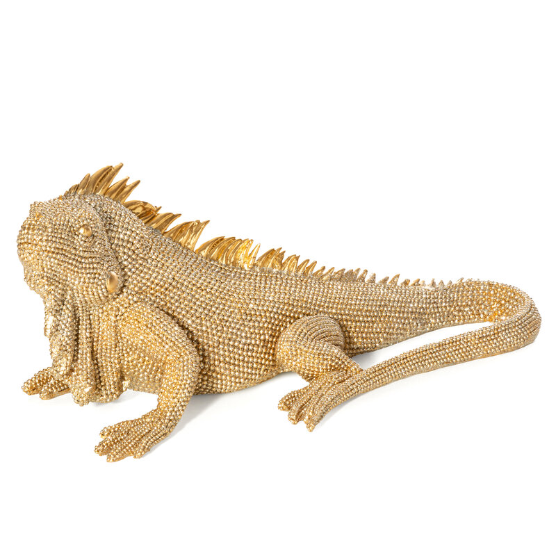 Figurka ceramiczna Eldo złota 31 x 15 x 12 cm – doda blasku wnętrzu