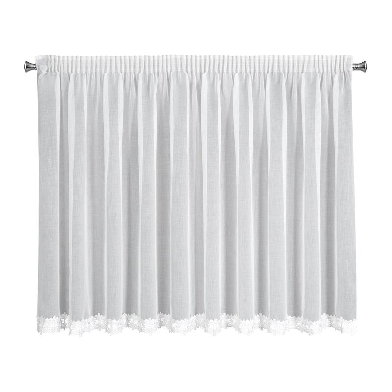 Firana gotowa Kaja biała 350 X 155 cm – rozświetla wnętrze