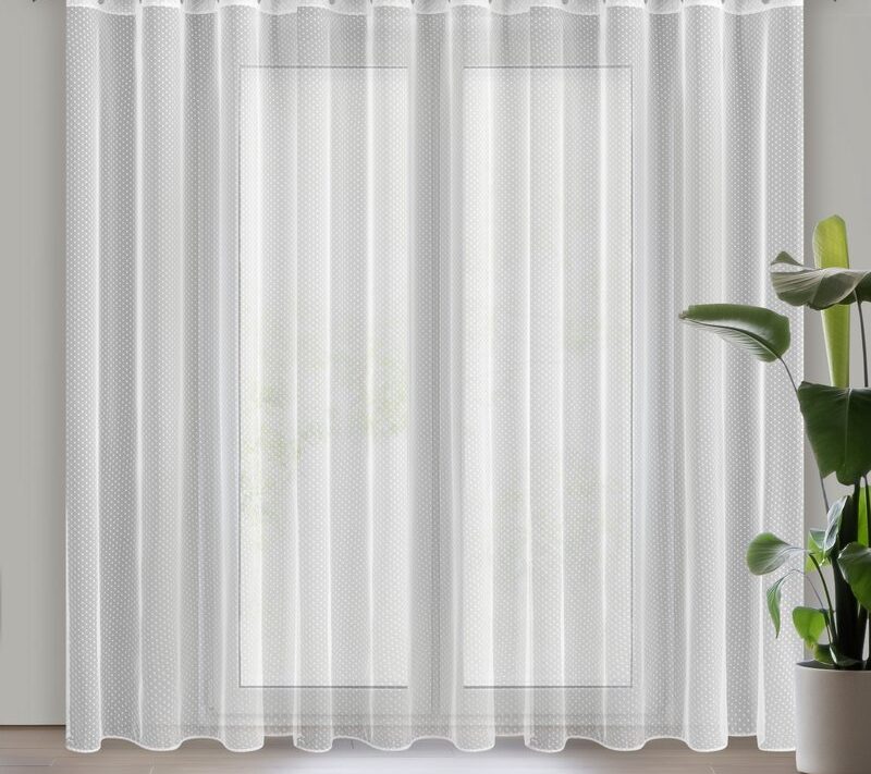 FIRANA GOTOWA JULITA 350 X 250 CM BIAŁY
