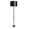 Lampa podłogowa Lydia czarna O 46 x 153 cm – subtelne rozświetlenie