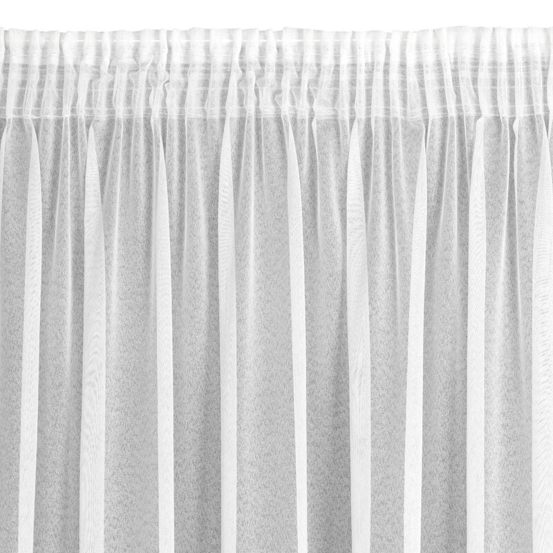 Firana gotowa Tamina biała 350 x 270 cm – rozjaśnia wnętrze