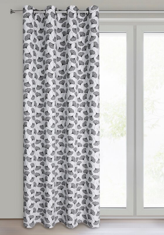 Zasłona gotowa Kemi biała 140 x 250 cm – rozświetla wnętrze