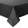 OBRUS VELVET 145 X 350 CM CZARNY