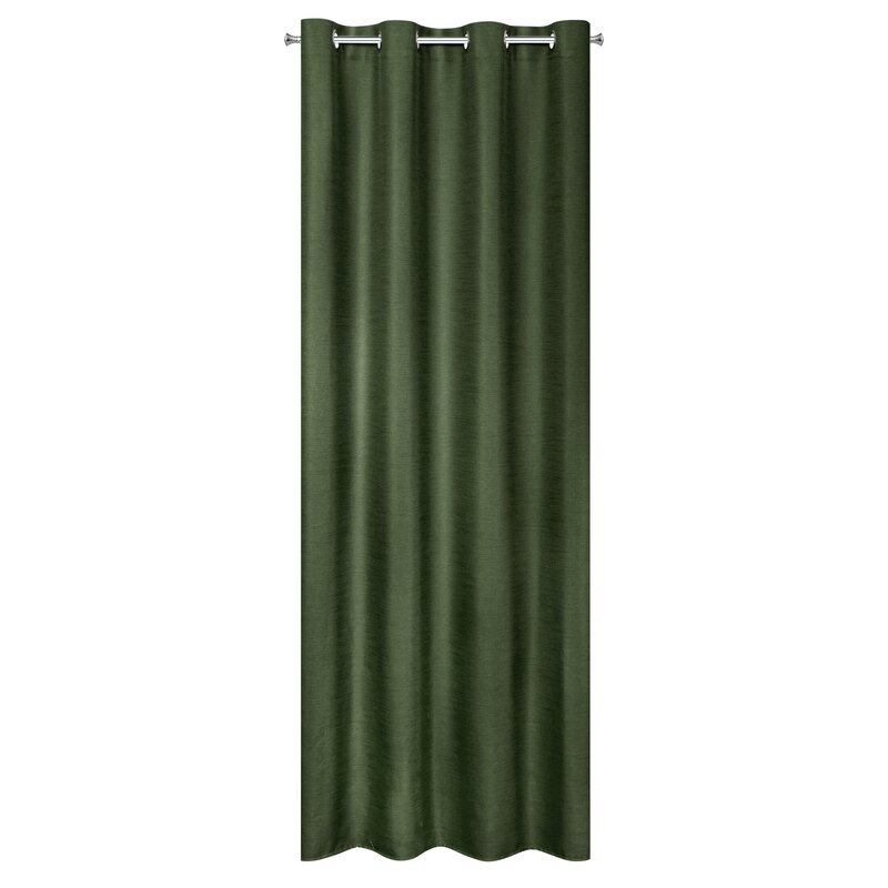Zasłona gotowa Style ciemnozielona 140 x 250 cm – zaciemnia pomieszczenie