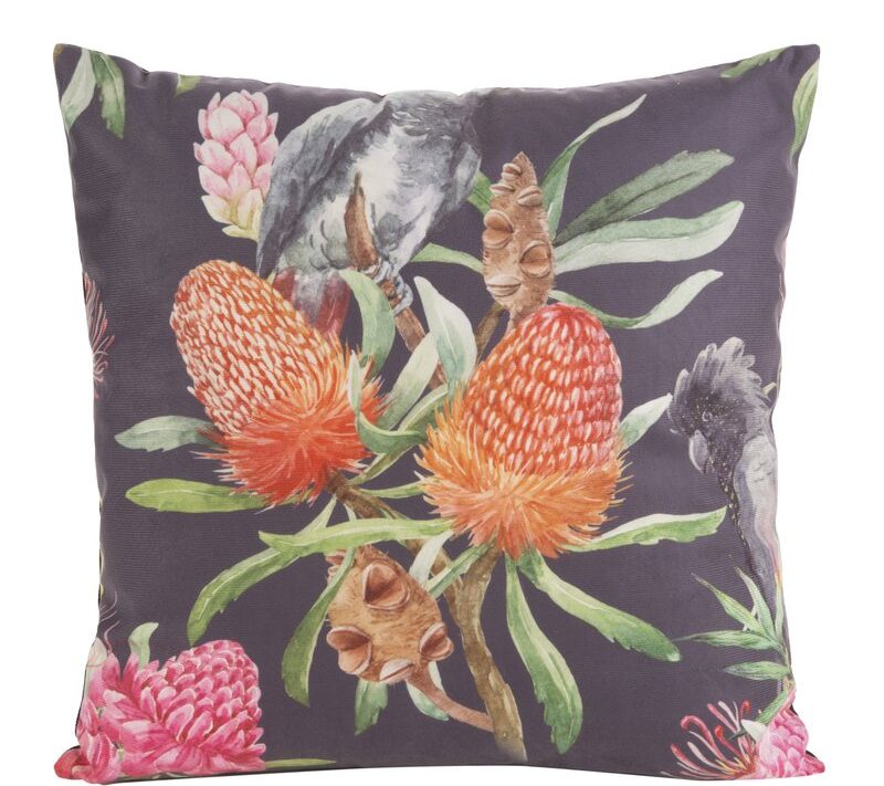 Poszewka dekoracyjna z welwetu czarna 45 x 45 cm – doda charakteru