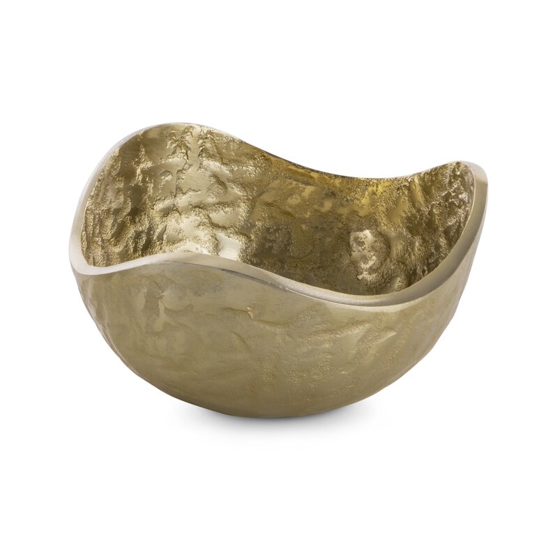 MISA DEKORACYJNA PEDRO3 (05) 17 X 17 X 9 CM ZŁOTY