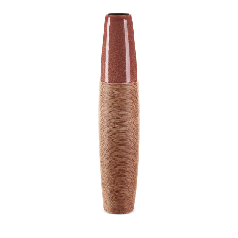 WAZON DEKORACYJNY ELDA (01) FI 17 X 80 CM CZERWONY
