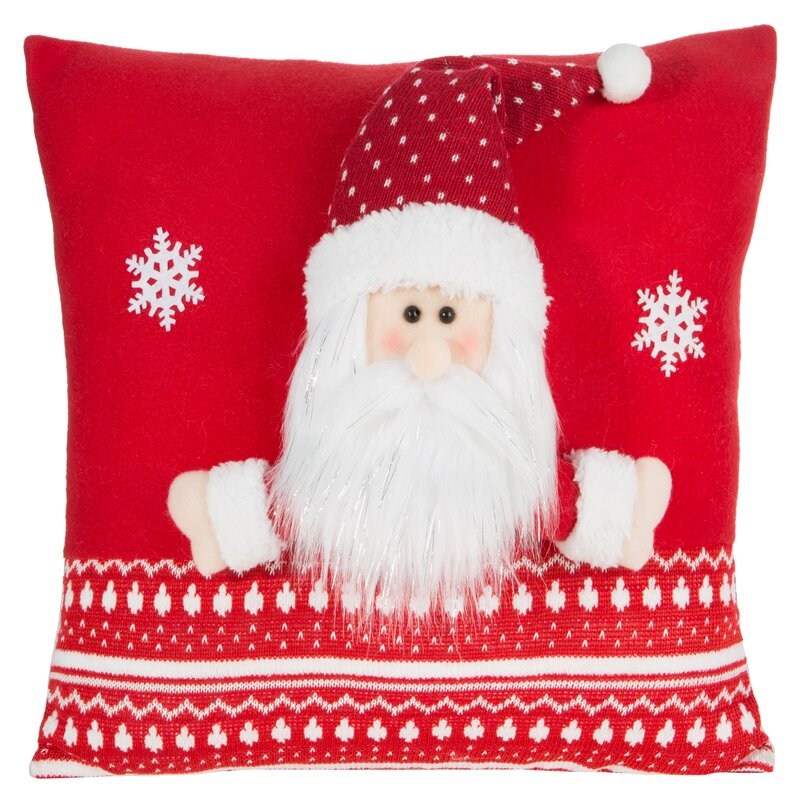 ŚWIĄTECZNA POSZEWKA SANTA 40 X 40 CM CZERWONY