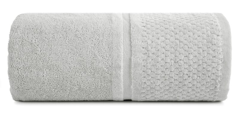 Ręcznik welurowy Ibiza stalowy 70 x 140 cm – miękki i chłonny