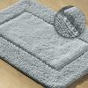 Dywanik łazienkowy chic srebrny 60 x 90 cm – miękki i komfortowy