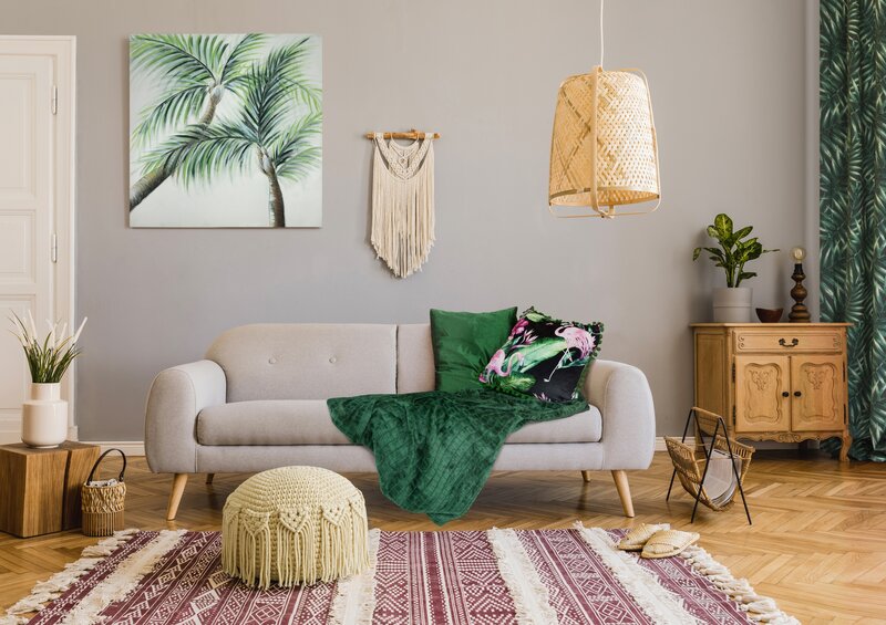 Koc flanelowy Cindy2 ciemnozielony 200 x 220 cm – otuli ciepłem