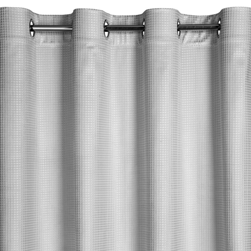 Zasłona gotowa Darcy srebrna 140 X 250 CM – do salonu i sypialni