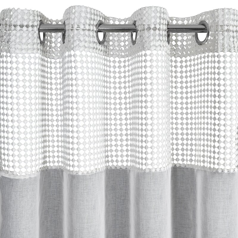 FIRANA GOTOWA GRACE 135 X 250 CM BIAŁY