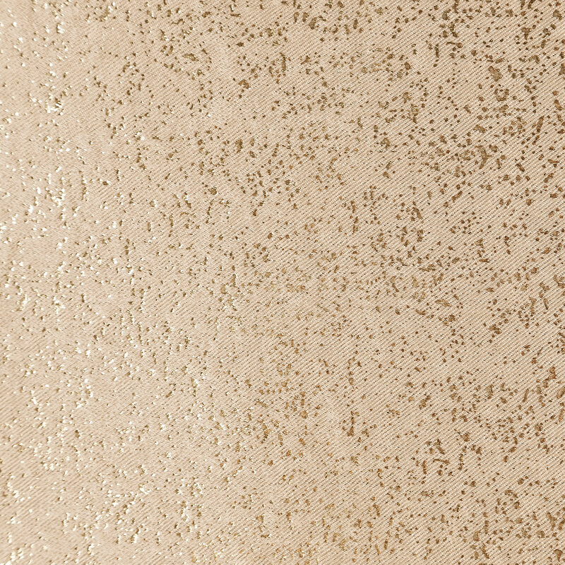 Zasłona gotowa Ebru beżowa 135 x 270 cm – zaciemniająca welwet