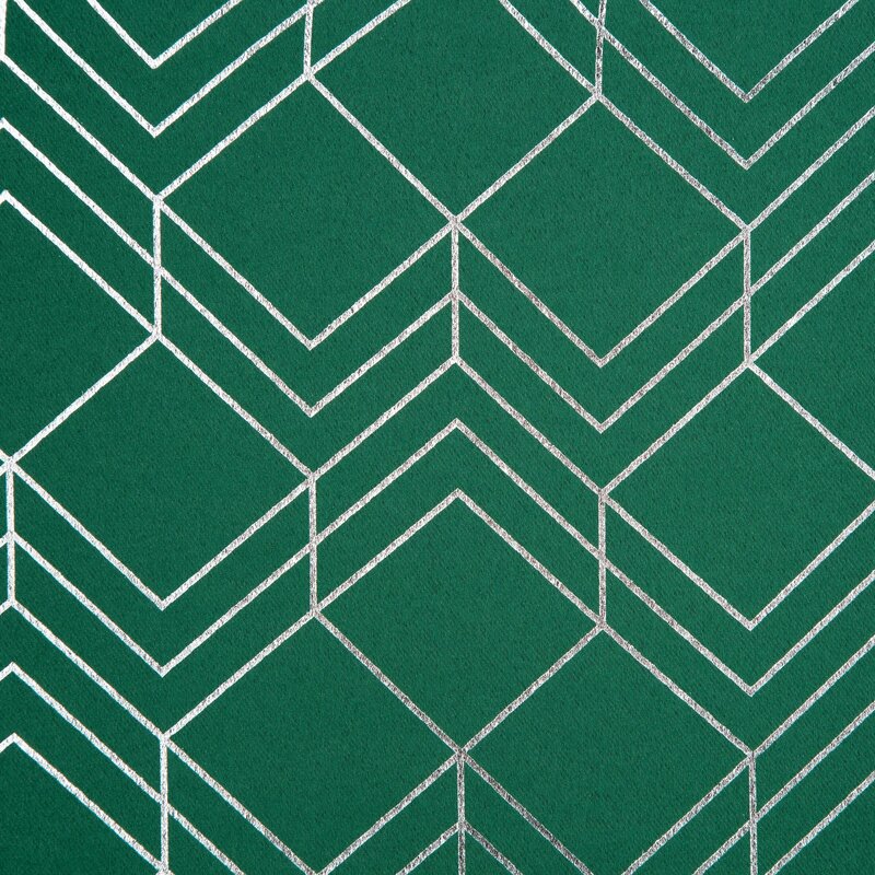 Zasłona gotowa zielona 140 x 250 cm – zapewnia zaciemnienie