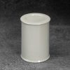 Świecznik ceramiczny perłowy fi 7 x 10 cm – subtelny blask