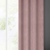 Zasłona gotowa Eliza pudrowy róż 140 X 250 CM – welwetowa miękkość