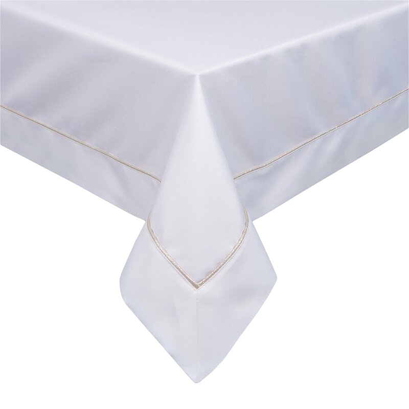 Obrus Madele biały 145 x 260 cm – do eleganckiej jadalni