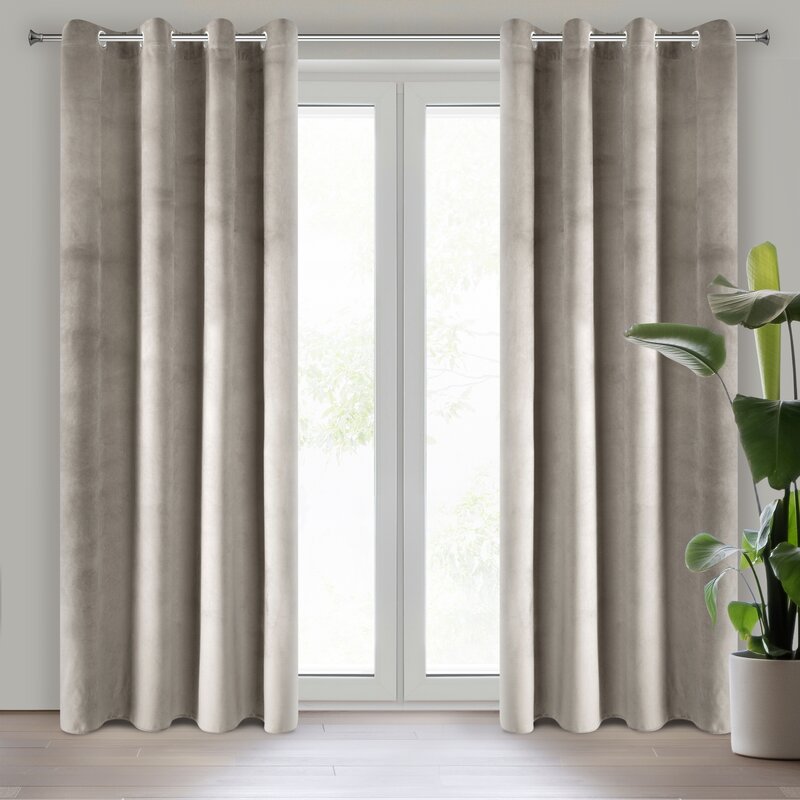 Zasłona gotowa Pierre beżowa 140 x 250 cm – wprowadza przytulność