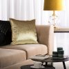 Poszewka Royal 1 ciemnobeżowa 45 X 45 – z velvetu i kryształków
