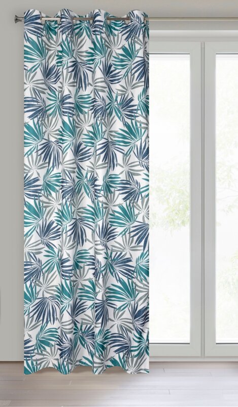 Zasłona gotowa Elina biała 140 x 250 cm – wprowadza egzotyczny klimat