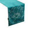 OBRUS BLINK 13 35 X 140 CM CIEMNOTURKUSOWY
