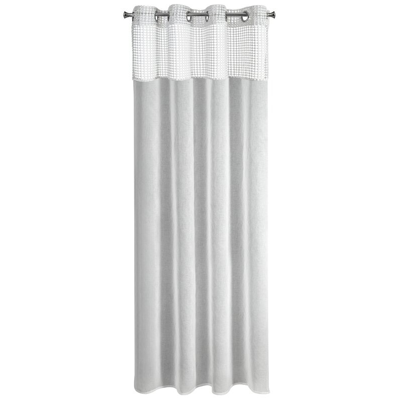 FIRANA GOTOWA GRACE 135 X 250 CM BIAŁY