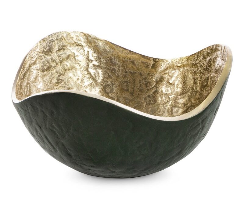 Misa metalowa Pedro3 ciemnozielona 25 x 25 x 13 cm – idealna na stół