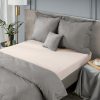 Prześcieradło z gumką Nova beżowe 140 x 200 x 25 cm – idealne dopasowanie
