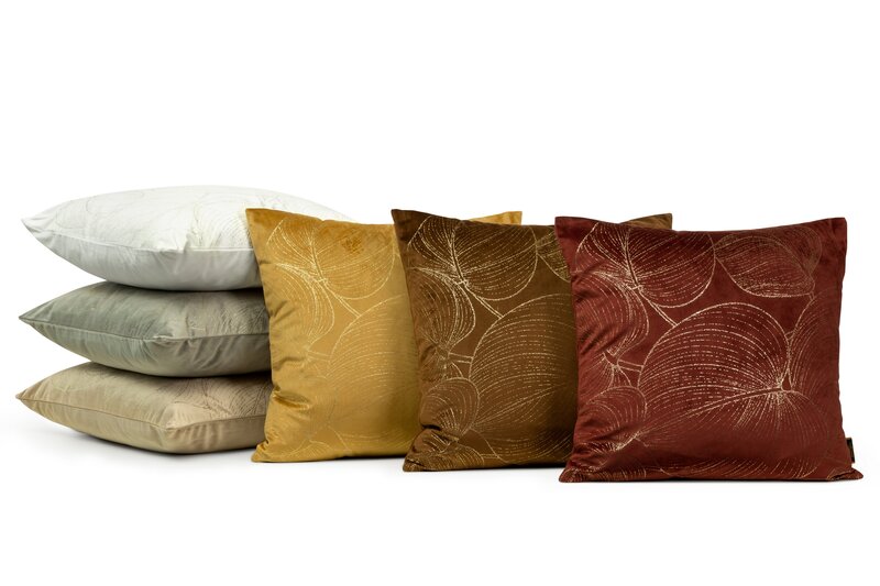 Poszewka Blink bordowa 45 x 45 cm – doda blasku wnętrzu